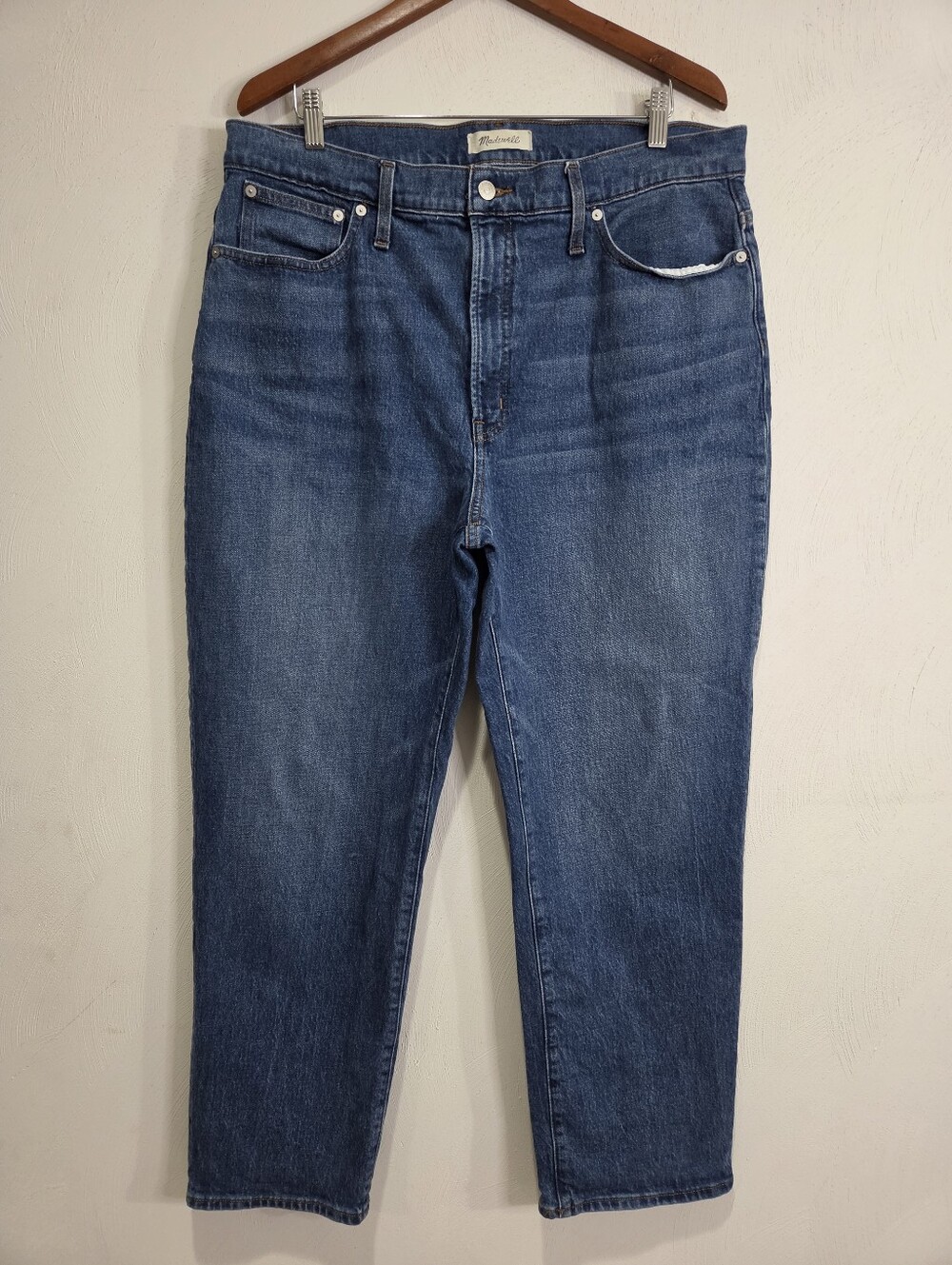 Madewell The Perfect Vintage Straight Jean Size 33